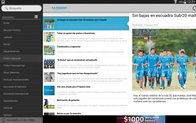 La Prensa Gráfica android App screenshot 3