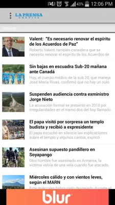 La Prensa Gráfica android App screenshot 5